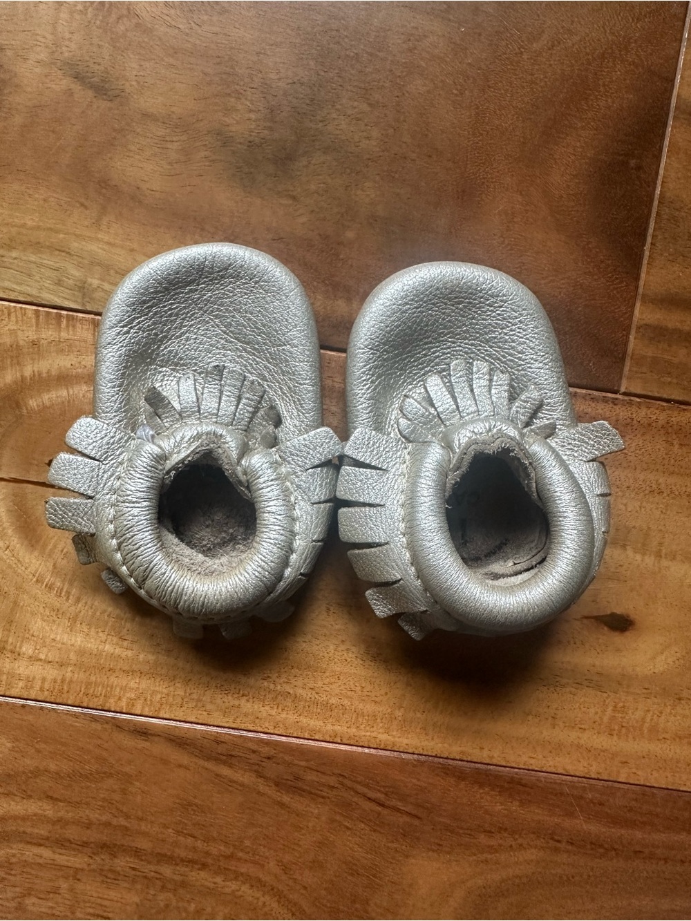 Freshly Picked Metallic Silver Moccasin